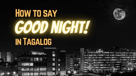 revenue in tagalog|good night in tagalog.